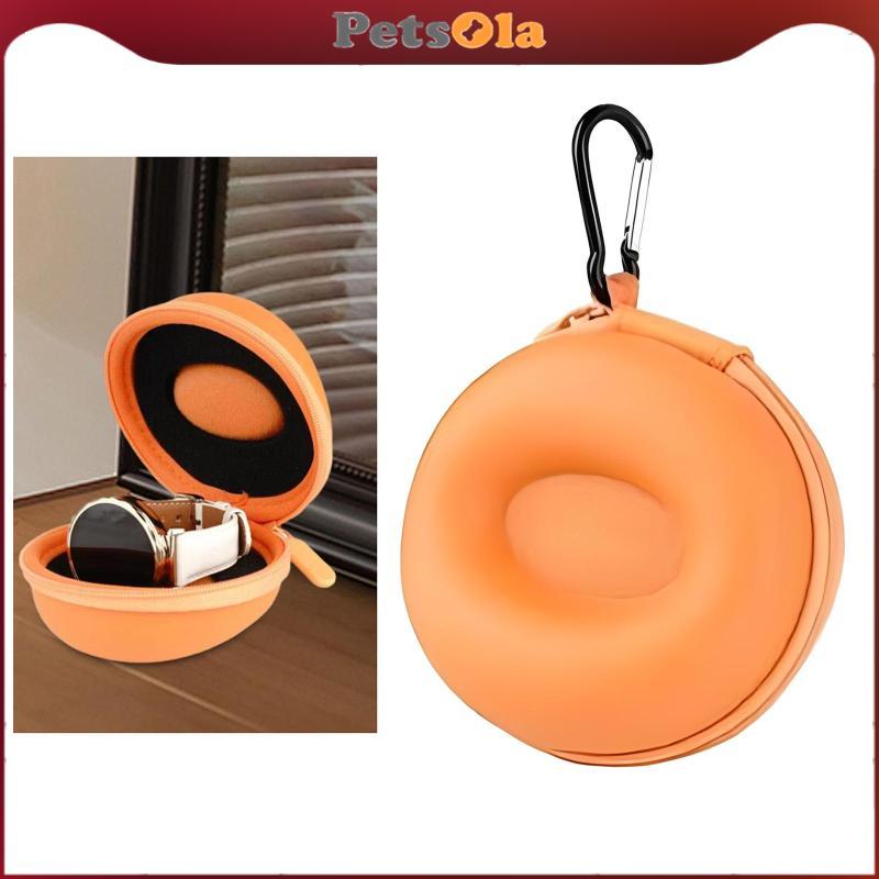 [เพตโซลา] เคสนาฬิกา, ที่เก็บนาฬิกาหนัง ปู่, กันฝุ่น, กะทัดรัด, กันกระแทก, ซิปเรียบ, 1 ช่อง