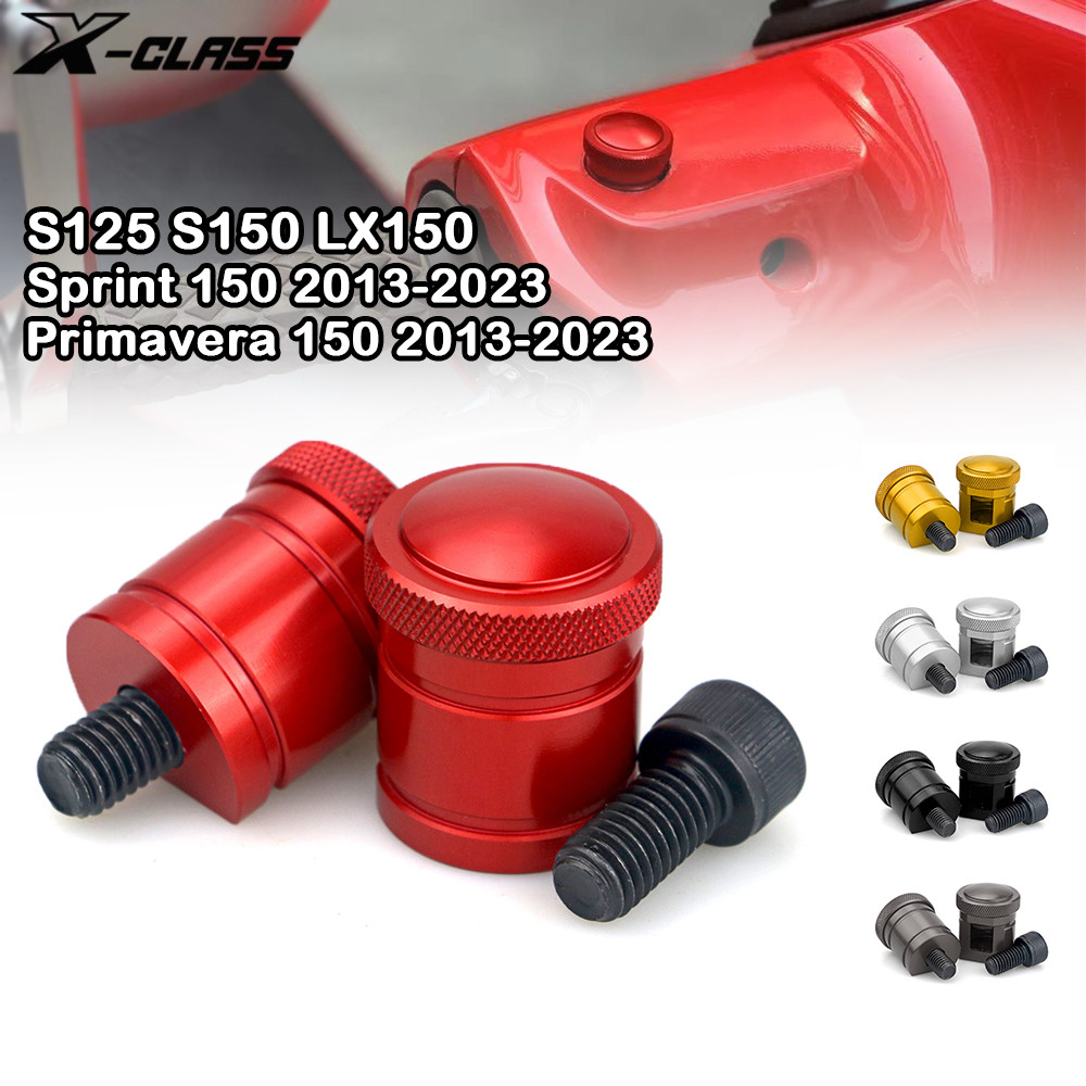 สําหรับ VESPA Sprint Primavera 2013-2023 S125 LX125 LX150 สกู๊ตเตอร์ CNC กระจกสลักเกลียว Adaptor Hol