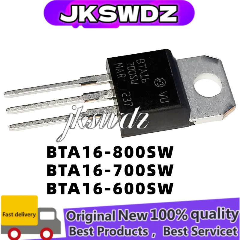 5PCS BTA16 BTA16-800SW BTA16 800SW BTA16-700SW BTA16 700SW BTA16-600SW BTA16 600SW TO-220 Field Effe
