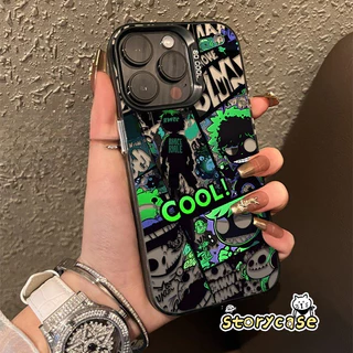 เหมาะสำหรับ Redmi 11s 9 10 12C 13 8 10A 10s 13C 10C 10 Note 12 9C 9A 12 Pro Max Mi 11 Lite เคสโทรศัพท์สุดเท่สไตล์ดาร์ก