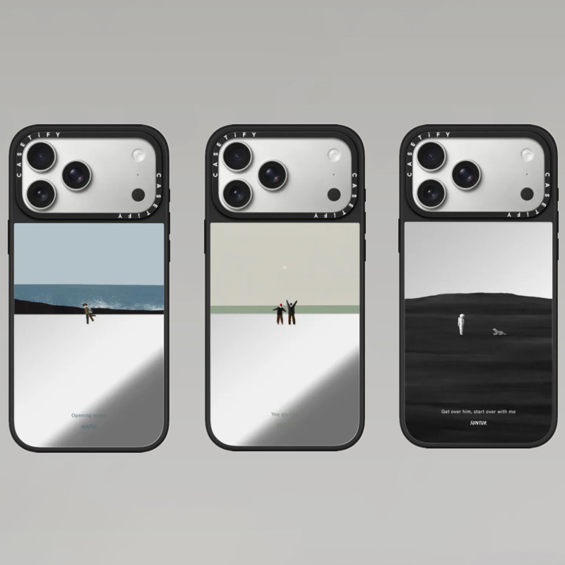 CASETY Suntur รู้สึกเช่น 18 เคสแม่เหล็กสําหรับ iPhone 17 Air 17Pro 16 15 14 13 Plus Pro Max Hard Mir