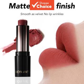 ลิปสติกเนื้อแมทท์สีดํา เพิ่มความชุ่มชื้น ติดทนนาน กันน้ํา ไม…