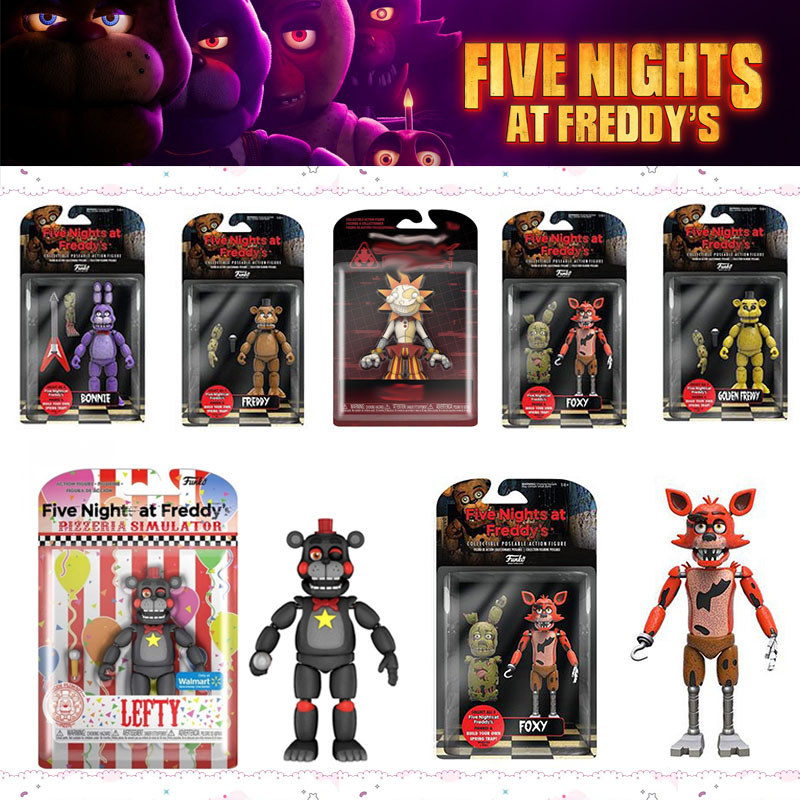 Five Nights At Freddys Funko Pop Foxy Action Figure FNAF The Sun The Moon Foxy Freddy Articulado รุ่