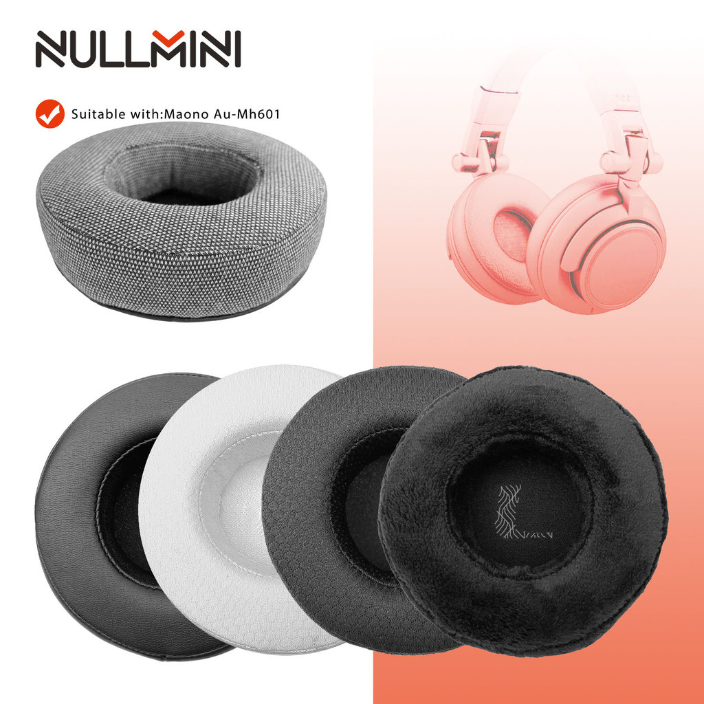 NullMini เปลี่ยนแผ่นรองหูฟังสําหรับ Maono Au-Mh601 หูฟัง Cooling Gel แผ่นรองหูฟัง Earmuff แถบคาดศีรษ