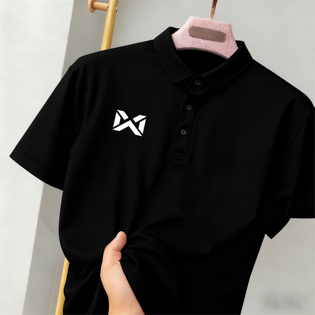 เสื้อโปโลแขนสั้น ทำจากผ้าฝ้าย 100% ระบายอากาศได้ดี เหมาะสำหรับผู้ชายและผู้หญิง สวมใส่ได้ทั้งชายและหญิง พร้อมส่ง