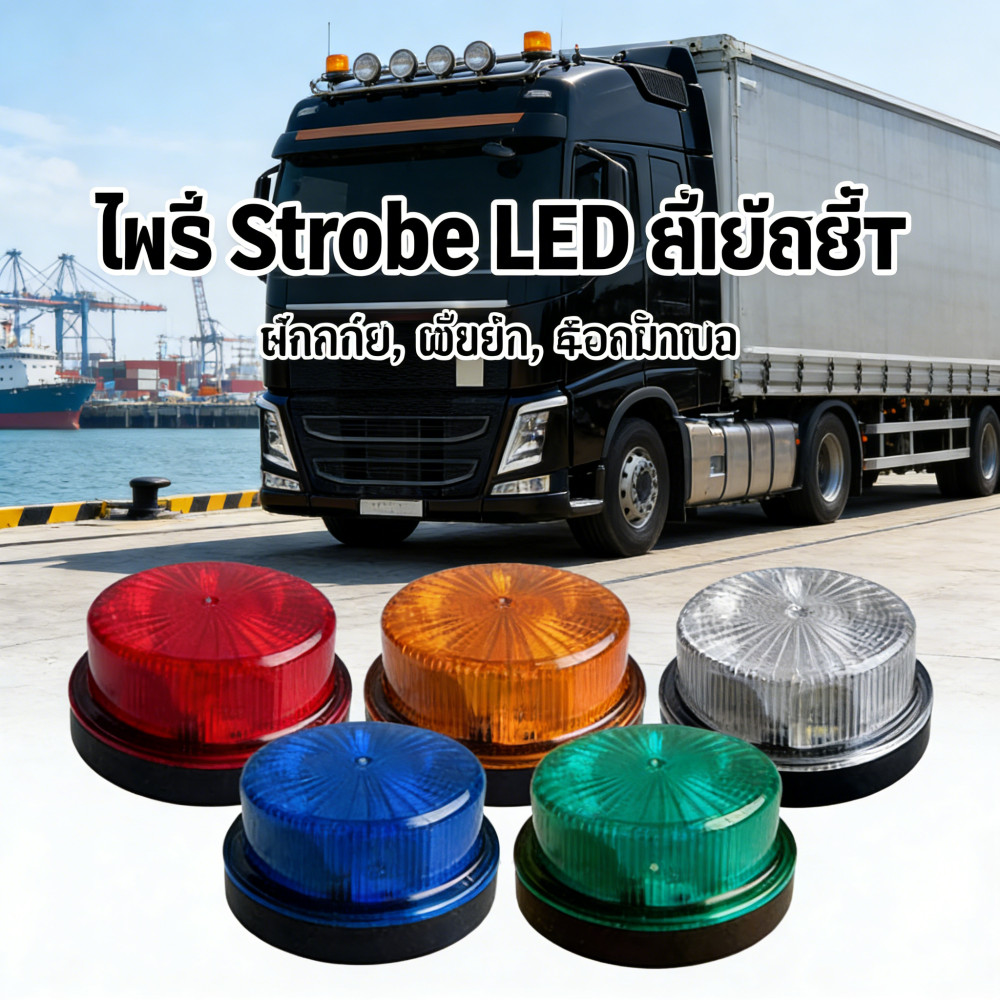 รถบรรทุกไฟกันน้ำรถบรรทุกรถบรรทุกขอบไฟหมุนรถบรรทุก LED Strobe 12V24V