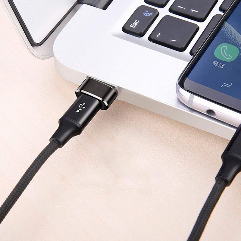 (ส่งด่วน) Adapter TypeC (Female) to USB-A (Male) (10A, สีดำ), อแดปเตอร์ แปลง Type C เป็น USB2.0, USB3.0 ชาร์จ/โอนข้อมูล - รูปที่ 6