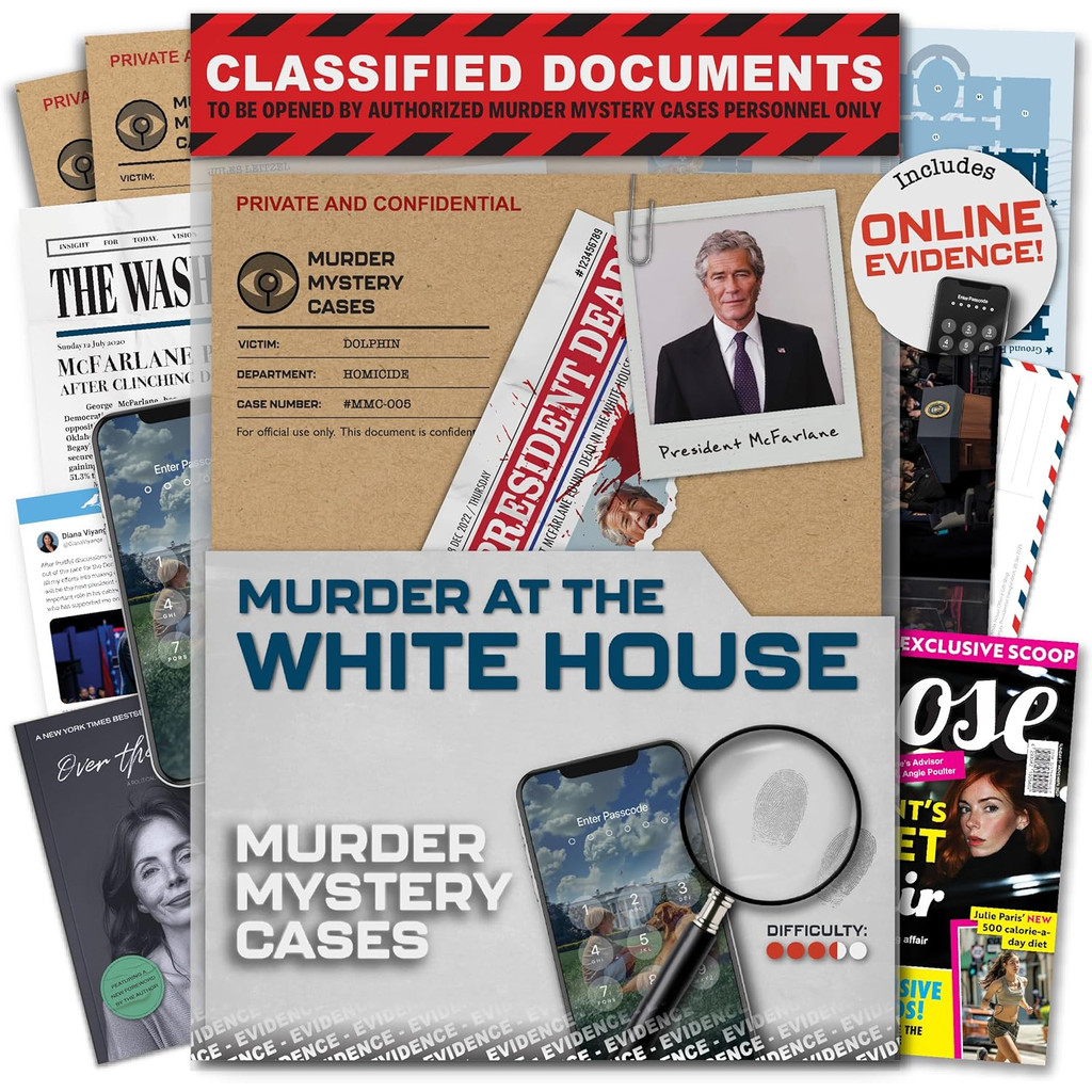MMC Murder at the White House – Thrilling Murder Mystery Games