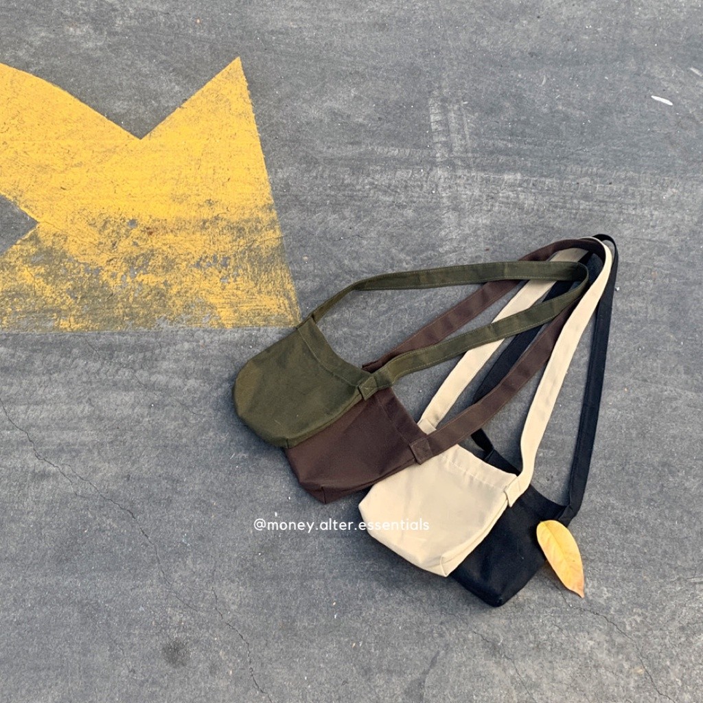 PK3 Mini Canvas Bag - Canvas Sling Bag / Sling Bag Canvas