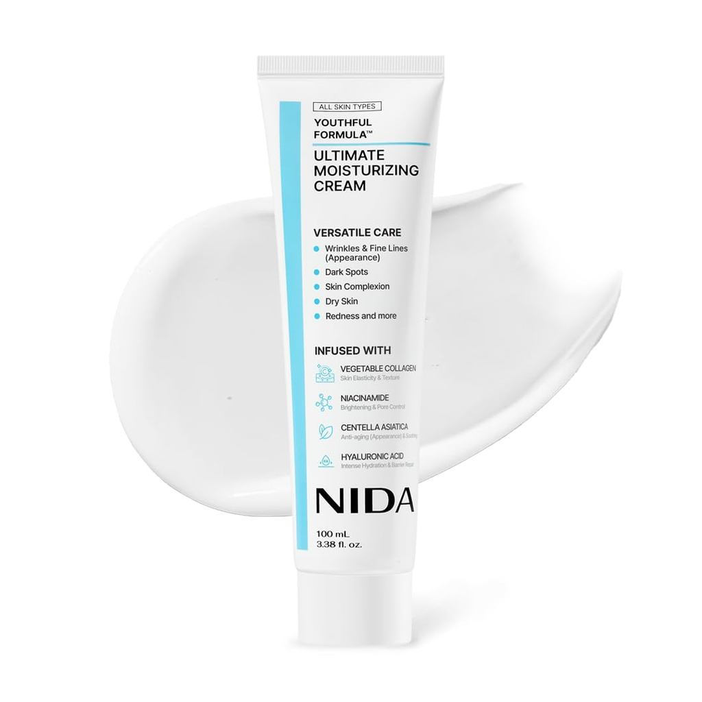 NIDA Youth FormulaTM Ultimate Moisturizing Cream | ใบบัวบก ไนอาซินาไมด์ ไฮยาลูรอนิค แอซิด คอลลาเจน |