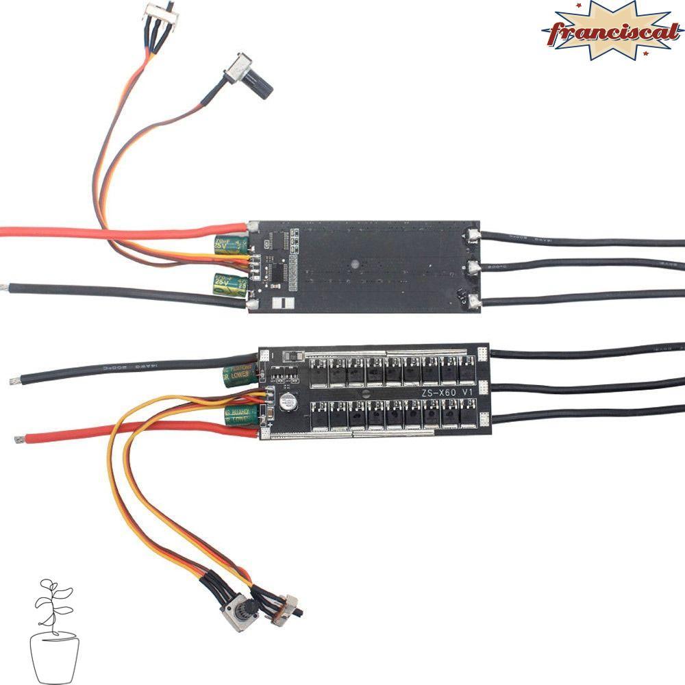 FRANCISCAL Hallless DC มอเตอร์ไดรฟ์, DC 6-24V Potentiometer Brushless มอเตอร์ไดร์เวอร์, 3-Phase 1000