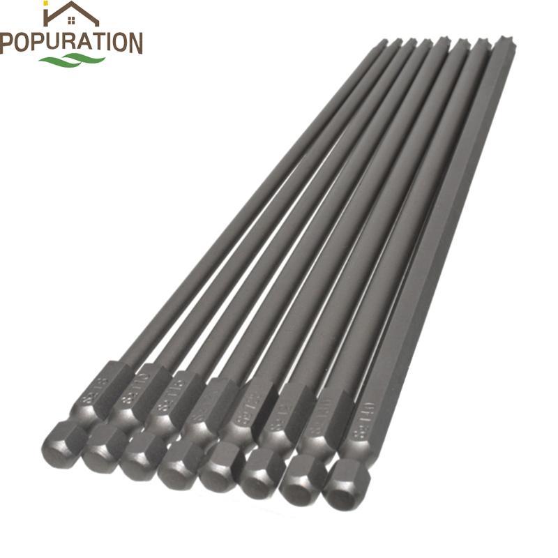 POP สว่านแม่เหล็กชุด 1 4 ด้ามหกเหลี่ยมไขควง Bits 7 9 Torx Bits