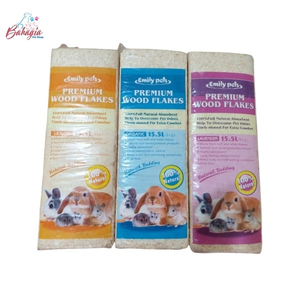 EMILY WOOD POWDER - แป้งไม้สําหรับ HAMSTERS - SMALL ANIMAL CAGE BEDDING - HAMSTER BEDDING