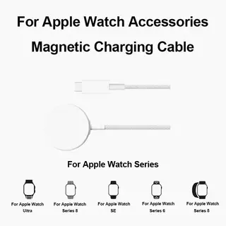 แท่นชาร์จ ใช้งานร่วมกับ Type C Charger USB Type-C ถึง Magnetic Charger สําหรับ Apple i-Watch Ultra 2 3 S10 S11 Series 9 8 SE 7 6 5 4 3 2 1