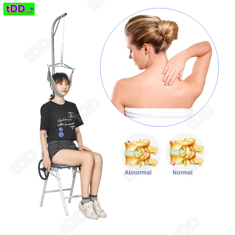 【tDD.Mall】เครื่องยืดกระดูกคอ ( เก้าอี้ดึงคอ ) เครื่องดึงคอ สำหรับโรค ปวดคอ หมอนรองกระดูกคอเสื่อม Han