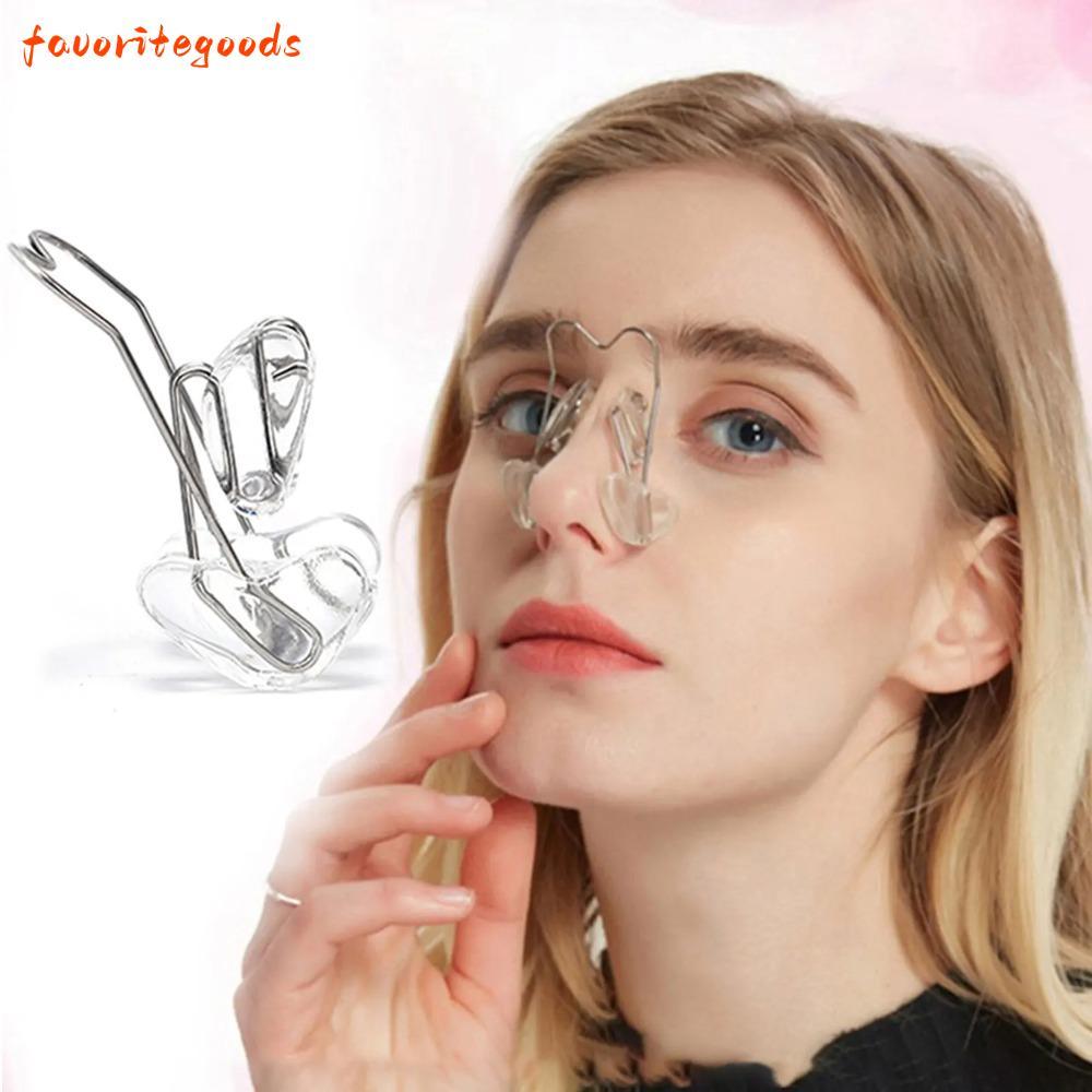 FAVORITEGOODS Nose Up Shaper, Straightening Shaping Nose Slimming Massage, Orthotics Transparent Nos