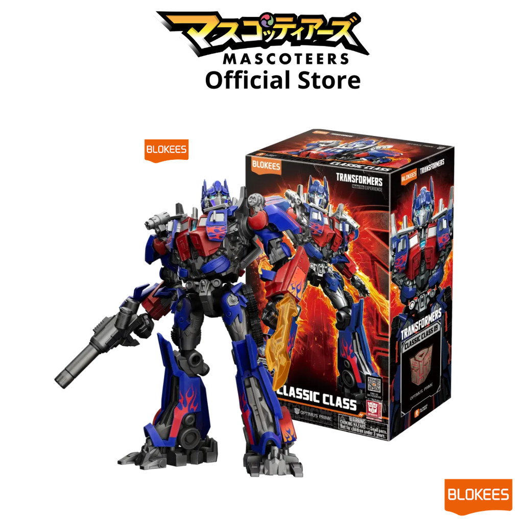 BLOKEES Transformers 71157 - Classic Class 09 - Movie 1 Optimus Prime (Model Kit-Luminous Eyes）ของเเท้ 100%