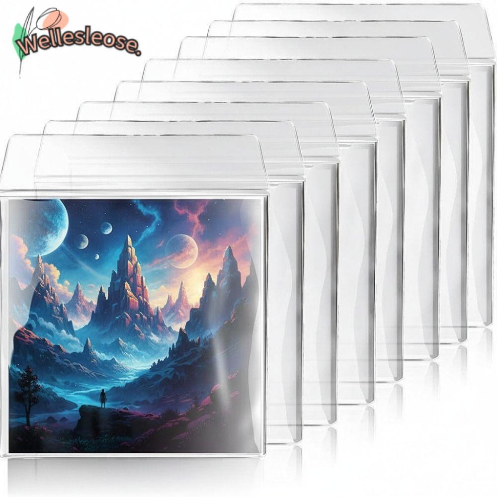 Welle Vinyl Records Sleeve, หนา 7/10/12 นิ้ว LP Record Cover, Record Storage Bags Record