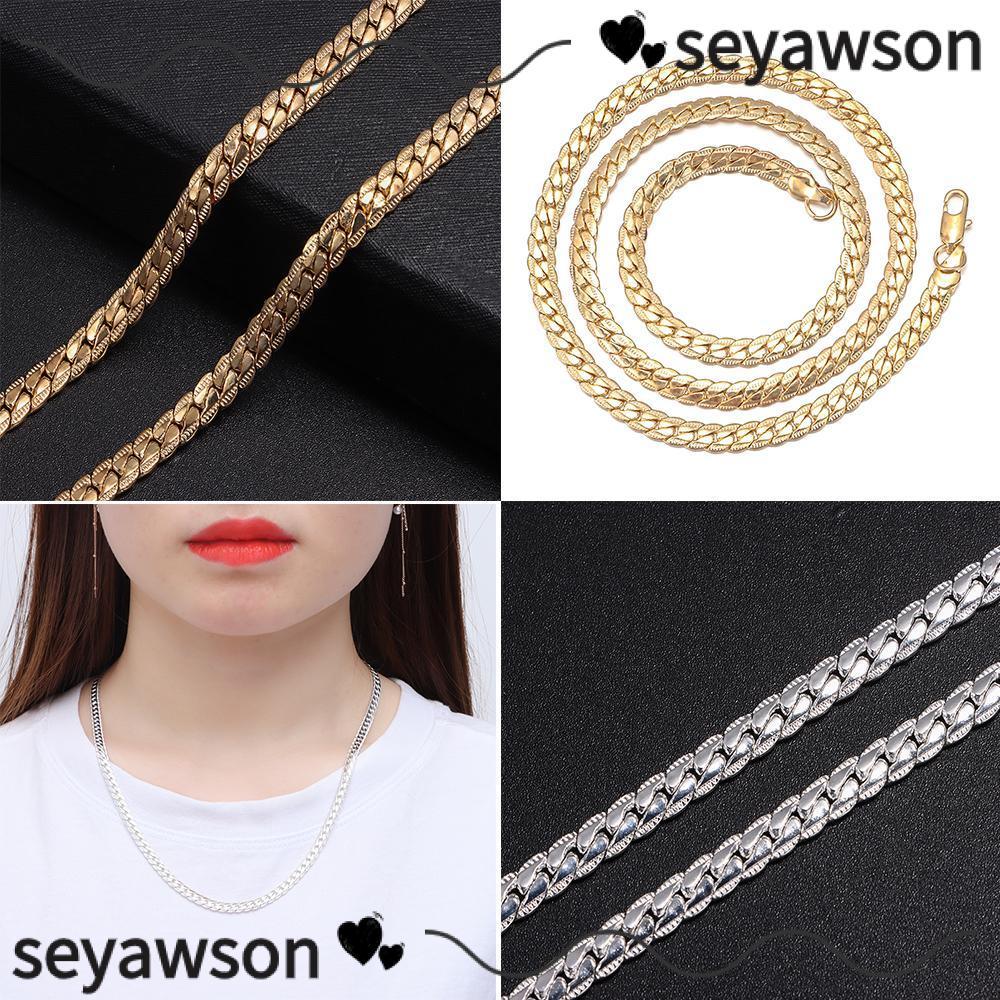 SEYAWSON Copper Hiphop Style Gold/Silver Jewelry Boy