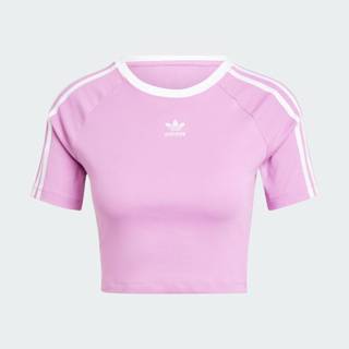 adidas Lifestyle 3-Stripes Baby Tee Women Purple IY4753