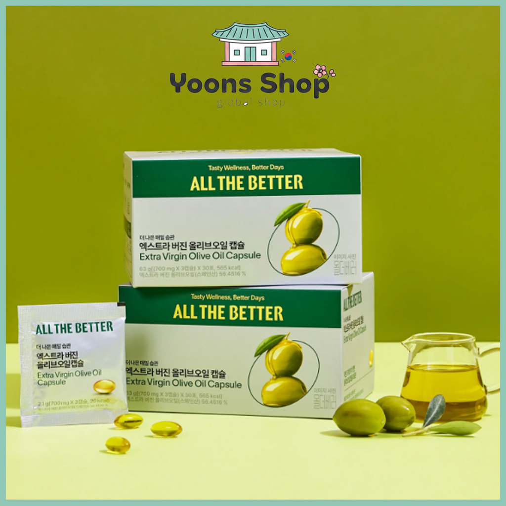 [ALL THE BETTER] Extra Virgin Olive Oil Capsules 2.1g x 30 Packets_จากเกาหลี – โปรปัง