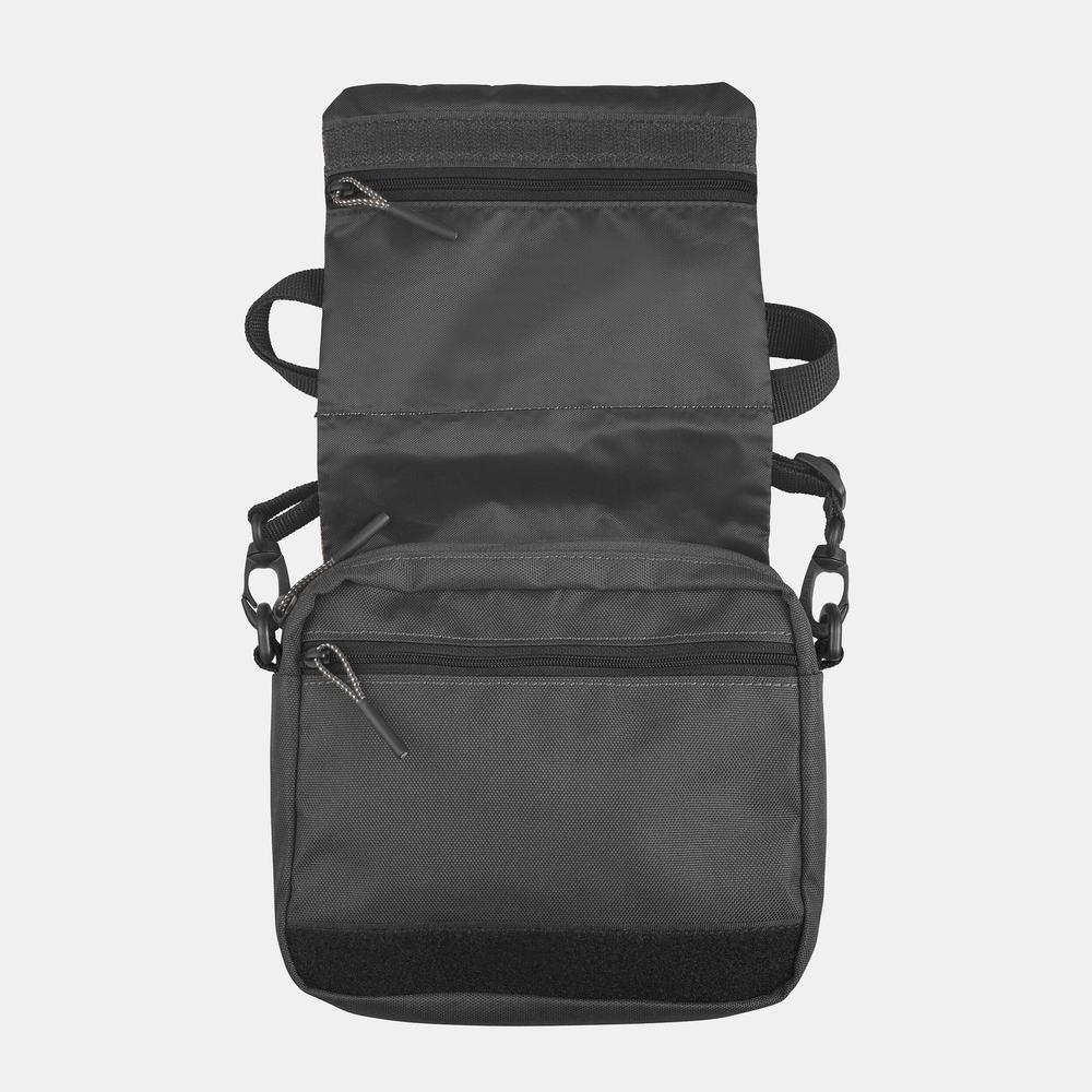 Decathlon Multipocket Bag สะพายข้าง มีกระเป๋าหลายช่อง รุ่น Travel - Black - รูปที่ 4