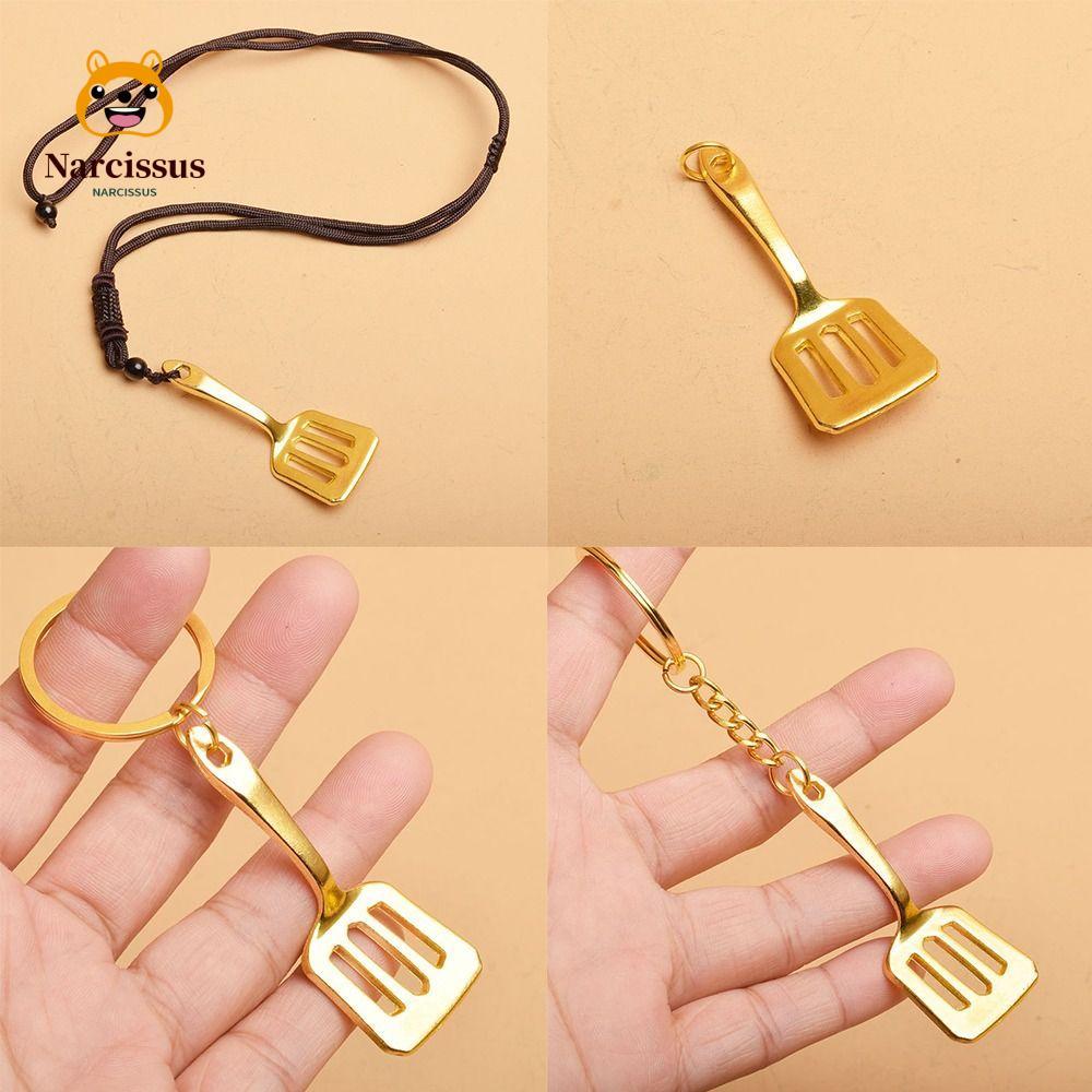 NARCISSUS Gold Shovel พวงกุญแจ, ประณีต LOL TFT Teamfight Tactics พวงกุญแจ, Mini ของขวัญวันเกิดของเล่