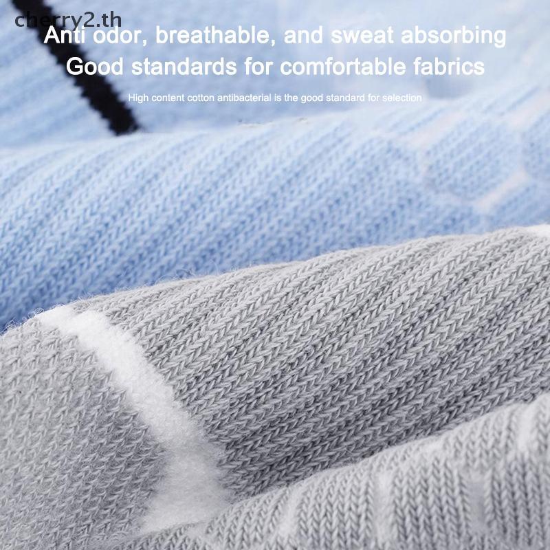 [CY2] Man Cotton Short Sos Fashion Breathable Mesh Menfortable Casual Ankle So Pa Male Street Fashio