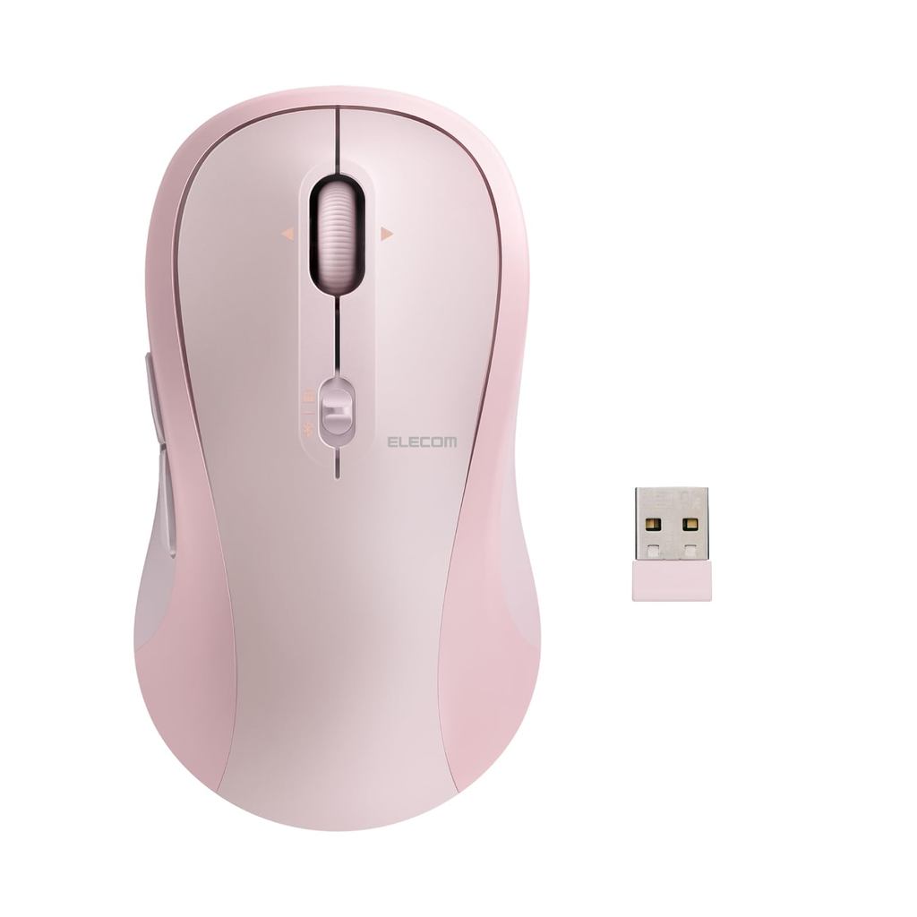 Elecom Wireless Silent Mouse OSMOD Seven 7 Bluetooth 2.4GHz Multi-Pairing Up to 2 Devices 7 Buttons 