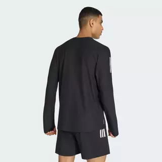 adidas วิ่ง เสื้อยืดแขนยาว Own The Run ผู้ชาย สีดำ IN1486