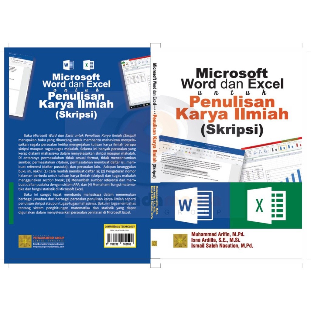 หนังสือ Microsoft Word and Excel สําหรับการเขียนทางวิทยาศาสตร์ (Thesis)