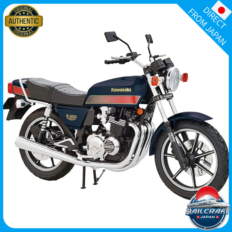 Aoshima 1/12 The Bike Series No.5 Kawasaki KZ400E Z400FX 1981 plastic model.