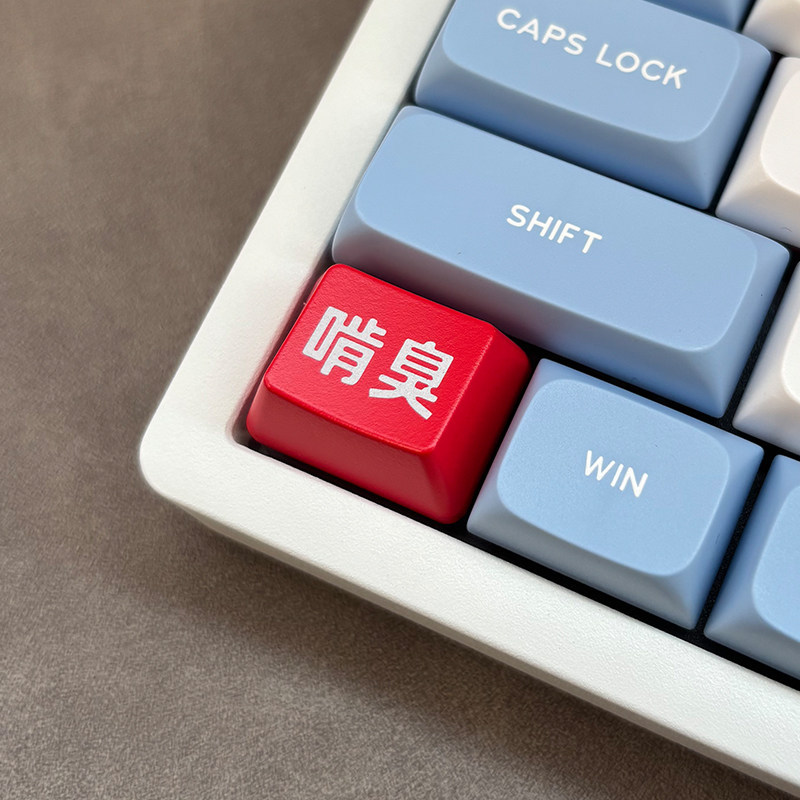 work egg keycaps keycap "Smelly" แทน ctrl Alt Fn ปุ่มกดคีย์บอร์ดแบบกลไกโปร่งแสง OEM 1.25 u กว้าง 2.3