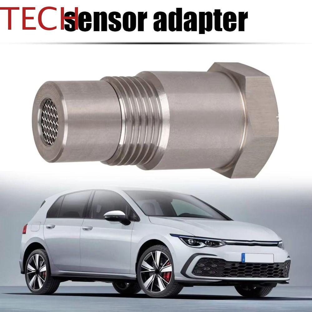 TECH รถ CEL Eliminator อะแดปเตอร์,สแตนเลสด้ายภายในออกซิเจน O2 Sensor Connector, Mini Fix ตรวจสอบ M18