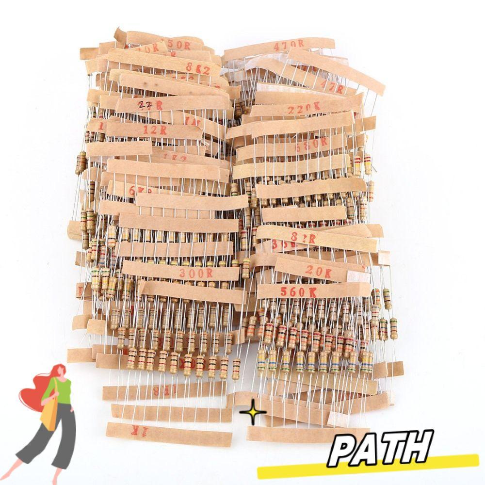 PATH Resistor Kit, Resistors Assortment Kit ชุดต้านทาน 1/2 วัตต์, Easy to us Assortment Kit 1-10M oh