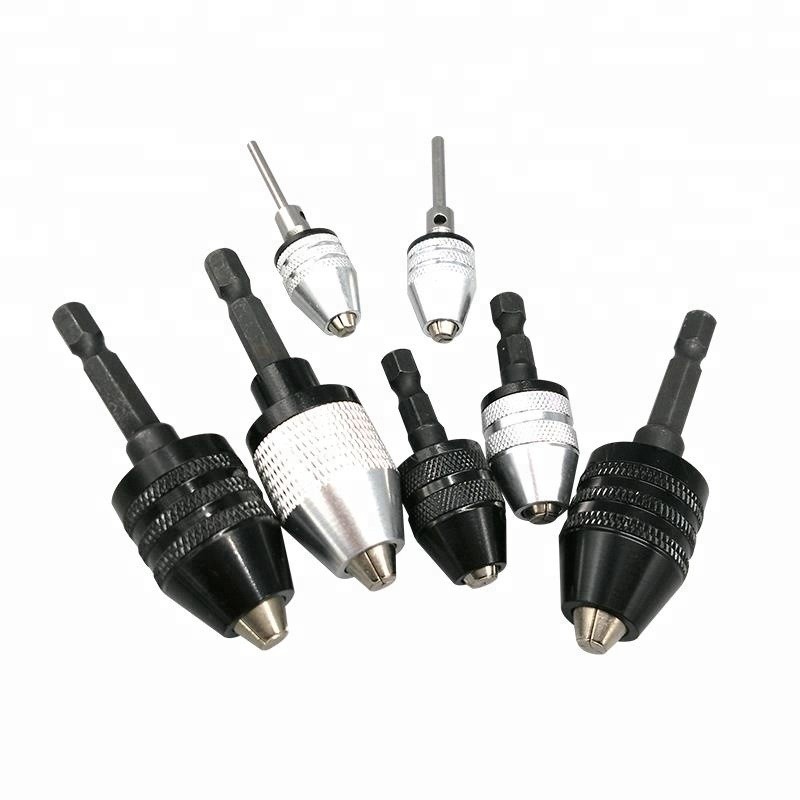 Multi-Specification 0.3-8 มม.สามJaw Hex Shank Quick Change Chuck 3.6 มอเตอร์ Chuck ไขควงไฟฟ้าอุปกรณ์