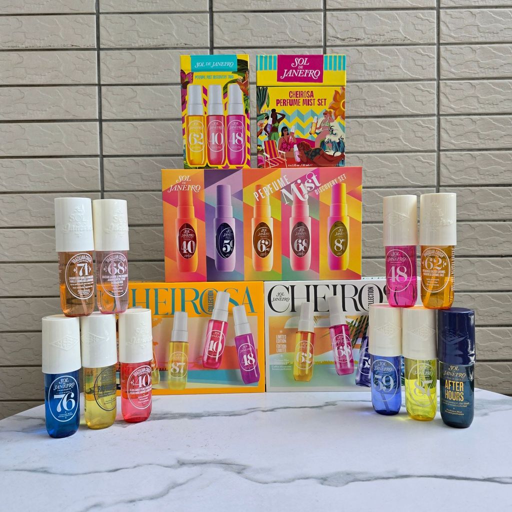 Sol 62 76 87 48 Brazil Perfume Set Box Hair body Mist Hair & body