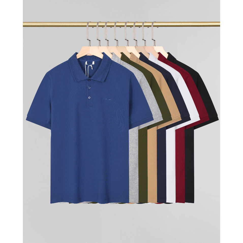 6009 ปีเสือที่กําหนดเองปักผู้ชายผู้หญิงเสื้อโปโล