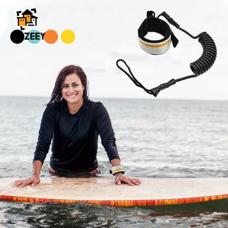 [KOZEEY] กระดานโต้คลื่น SUPs Leash PremiumStraight Cushion ปรับได้ตามขนาดข้อมือ 5 ฟุต