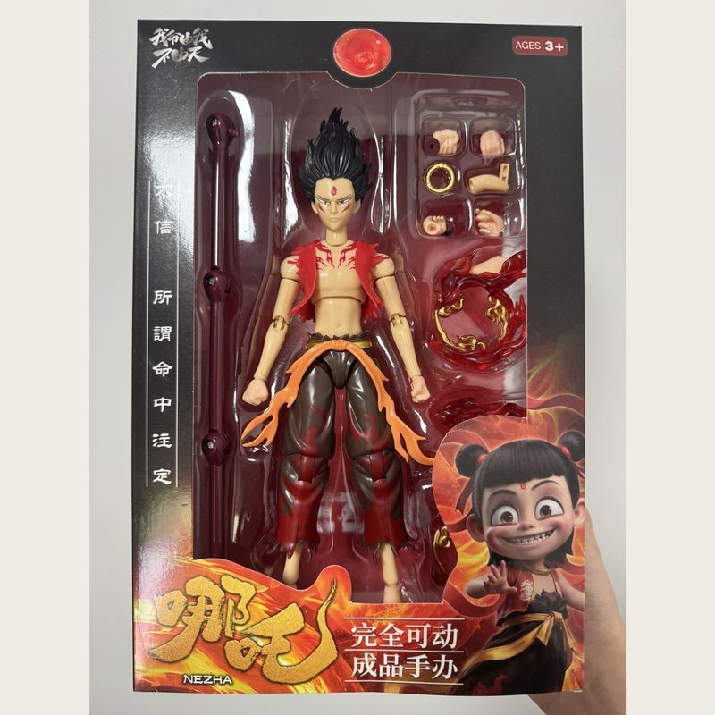 Sixth Ready Stock Nezha Figure Legendary Nezhas Demon Boy Awakening Action Figure Figure รุ่น x