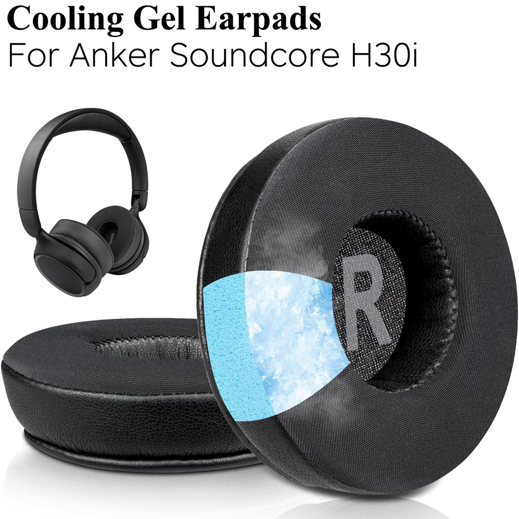 H30i แผ่นรองหูฟังเบาะสําหรับ Anker Soundcore H30i หูฟังชนิดใส่ในหูไร้สาย, เปลี่ยนแผ่นรองหูฟังพร้อมโฟ