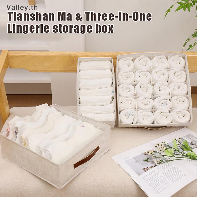 [Valley] ชุดชั้นในตู้ลิ้นชัก Organizer Sos กล่องเก็บเสื้อผ้าตู้เสื้อผ้าเสื้อผ้า Ties กางเกง Bra Sos 