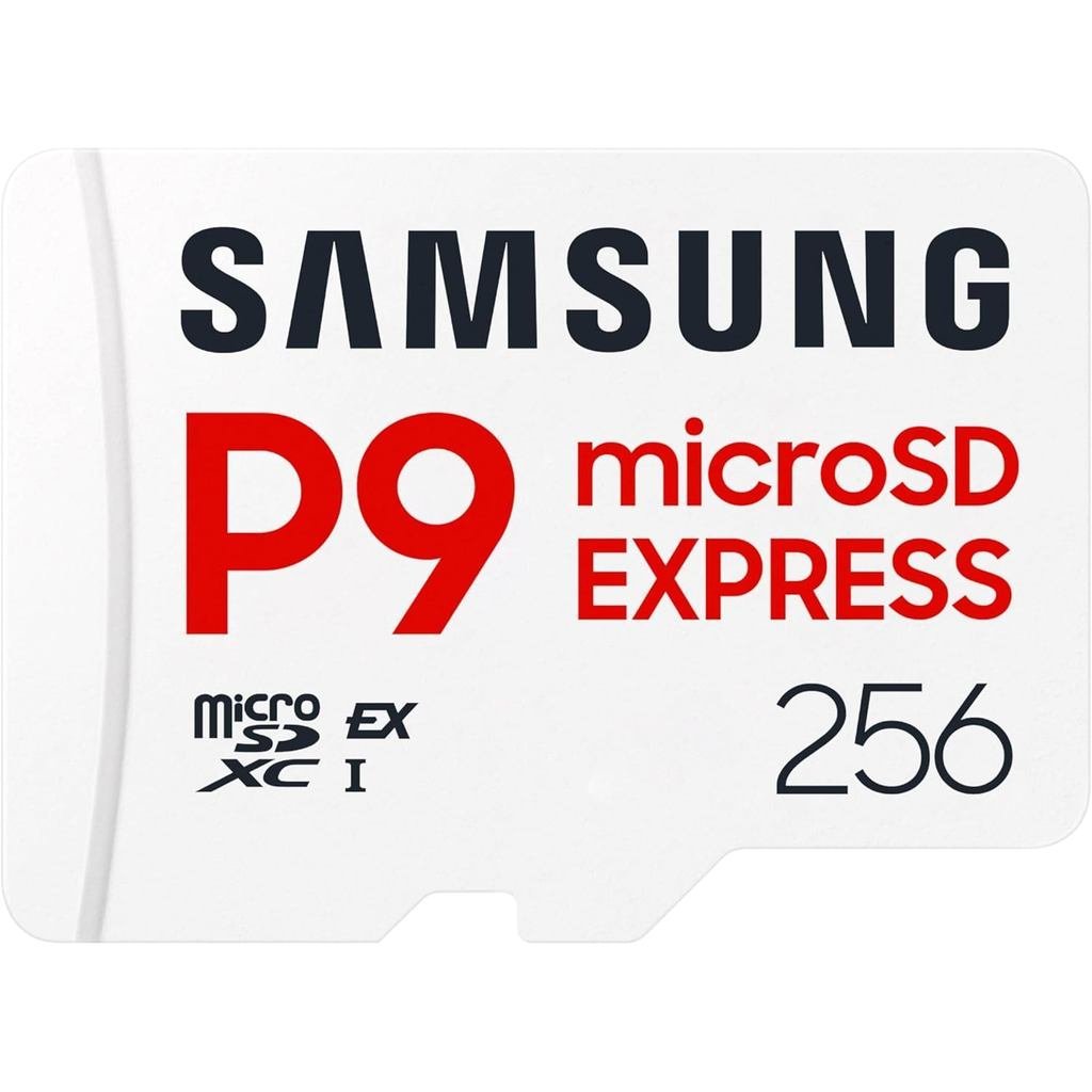 การ์ดด่วน microSD ของ Samsung P9 Express, การ์ดหน่วยความจํา microSDXC 256GB, สูงสุด 800 MB/s, สําหรั