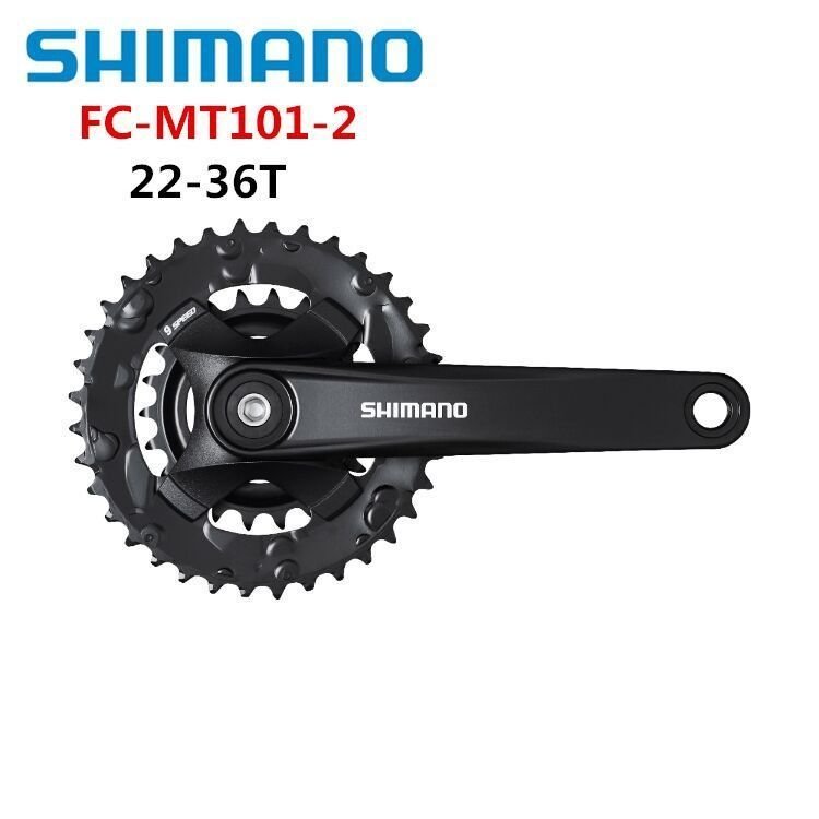 MT101 Crankset 9 Speed 27 Speed Square Hole Crank จักรยานเสือภูเขา Shifting Chain Wheel