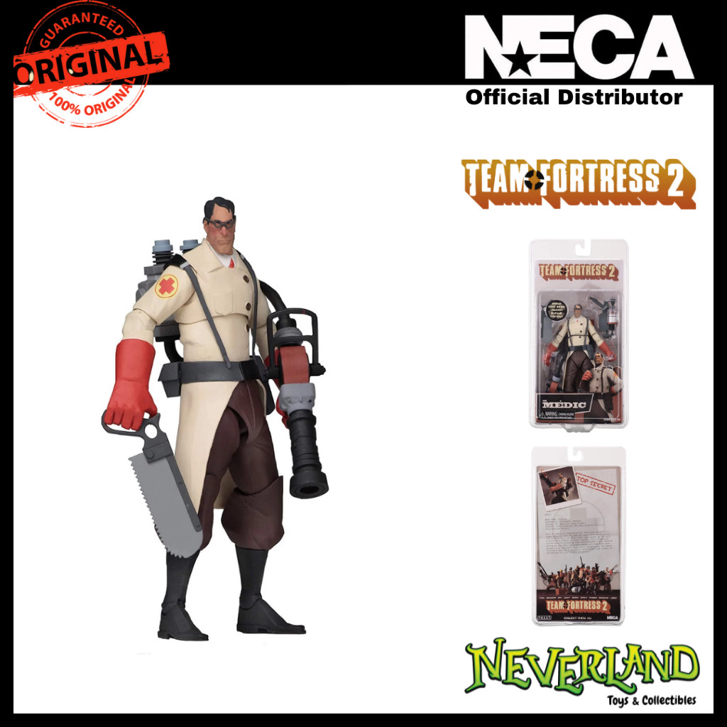 (🔵PRE-ORDER)(NECA)Team Fortress - 7" Scale Action Figure - Series 4 RED - Medic