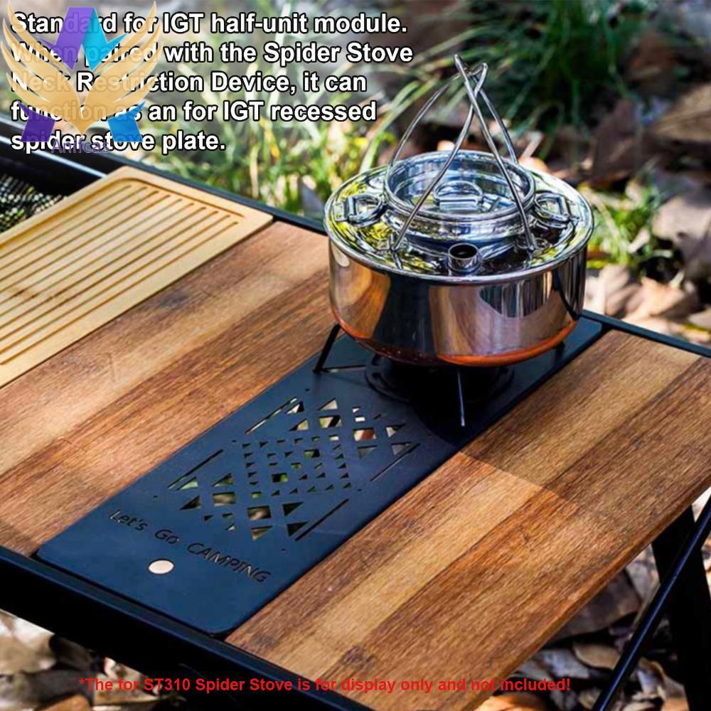 IGT Spider Furnace Table Board สําหรับแบกเป้กลางแจ้งเดินป่าตั้งแคมป์