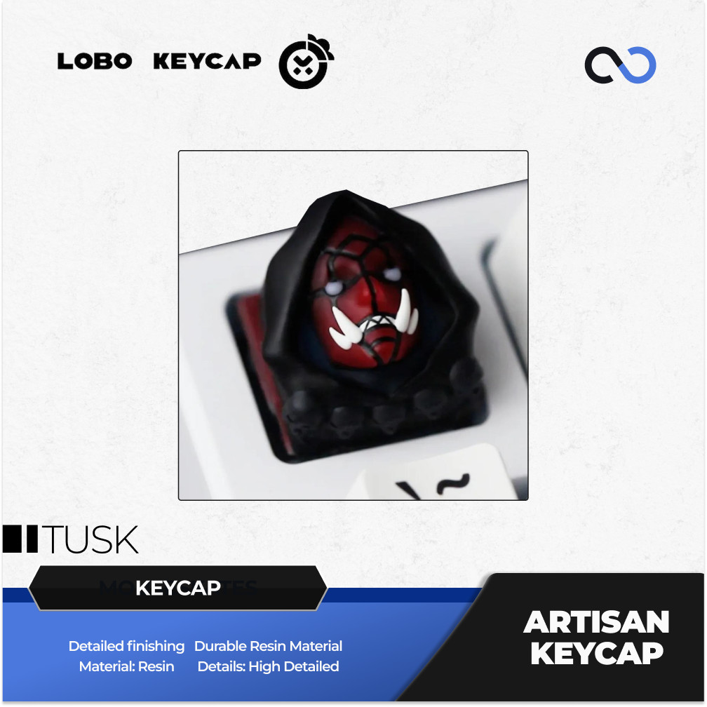 Lobo Tusk Solo Leveling Anime Artisan Keycaps ปุ่มกดเรซิน