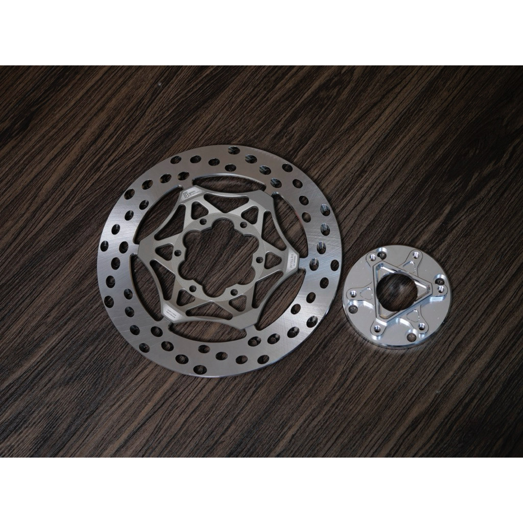 จานเบรคTBT ขนาด220มิลแบบ Tdrive รุ่นLimited พร้อมแผ่นรองจานใส่เวฟ