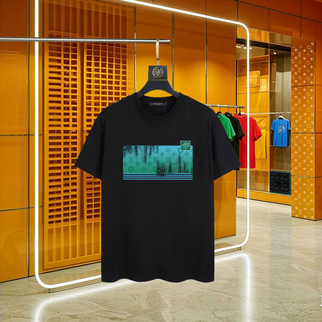 LO% UIS VU & ITTON/L @ V2026 Star คลาสสิกรอบคอแขนสั้นเสื้อยืดผู้ชายผู้หญิงสไตล์เคาน์เตอร์สไตล์เสื้อส