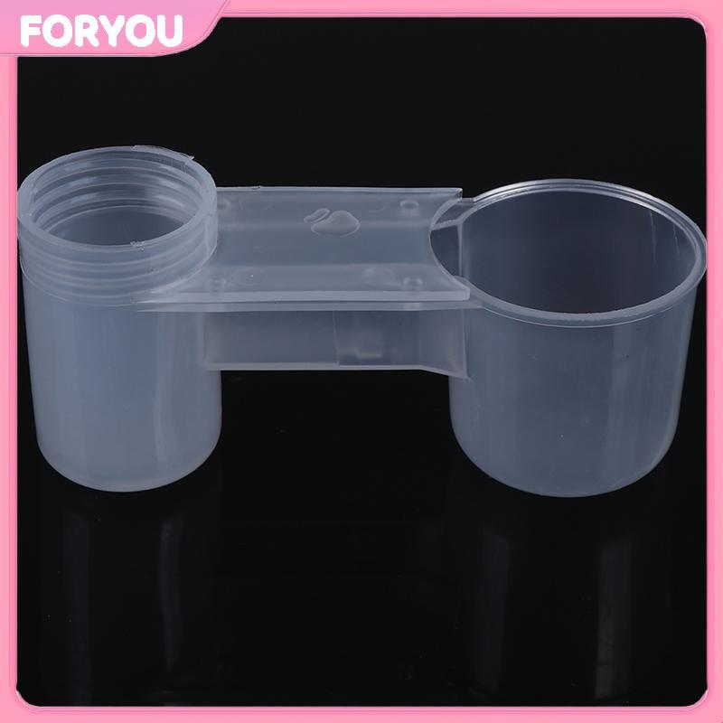 FORYOU พลาสติกสัตว์เลี้ยงนกเครื่องดื่ม Feeder ขวดน้ําถ้วยแมว Chien Pigeon null